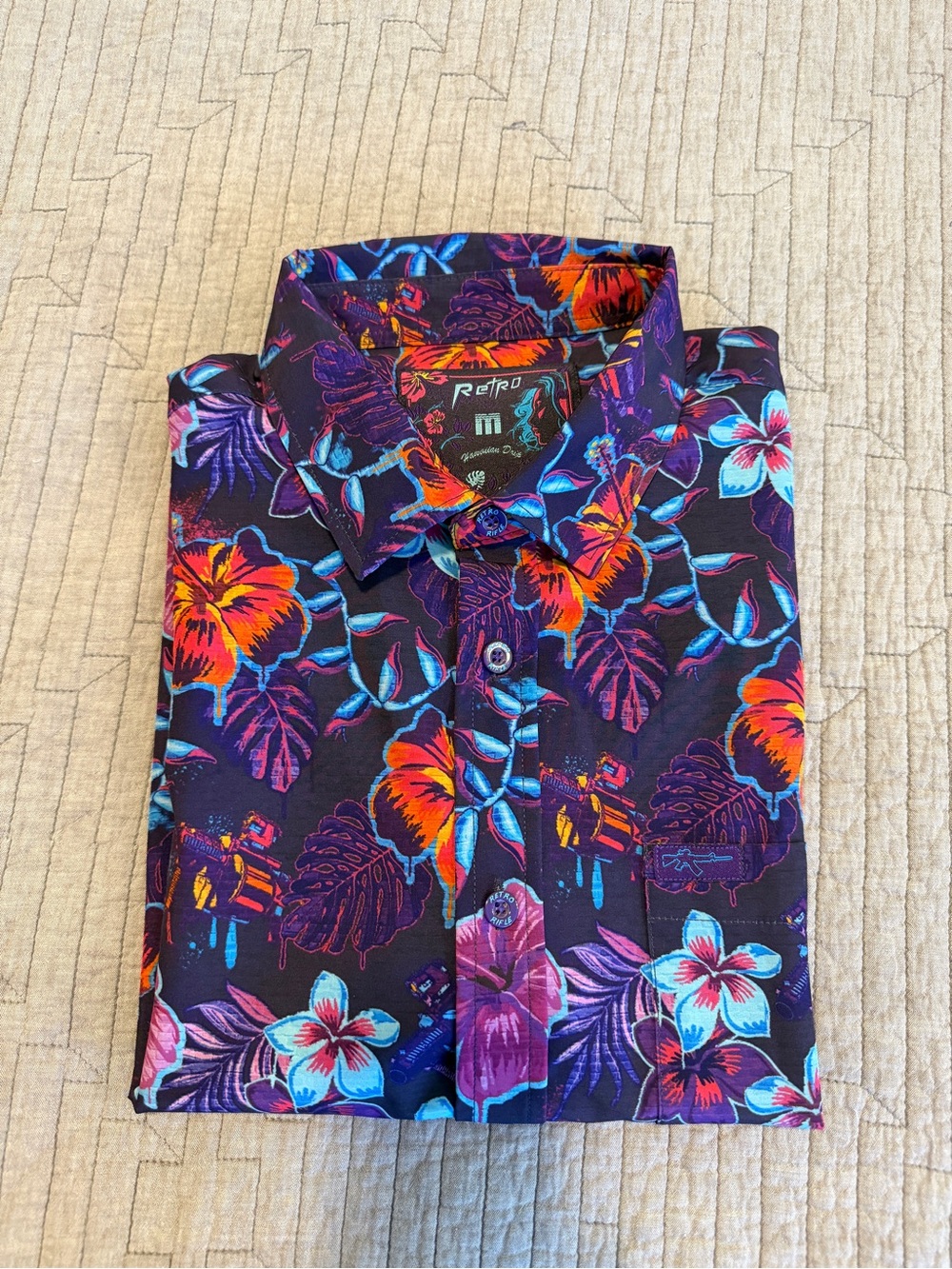 Hawaiian button down shirt